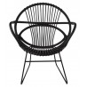 pols potten singapore fauteuil design retro rotin noir 520-020-035