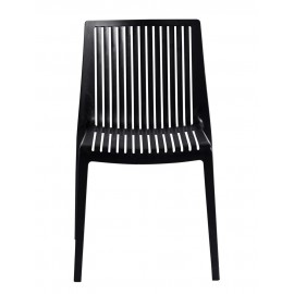 Chaise design polypropylène Muubs Cool noir