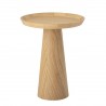 bloomingville luana table bout de canape design rond bois
