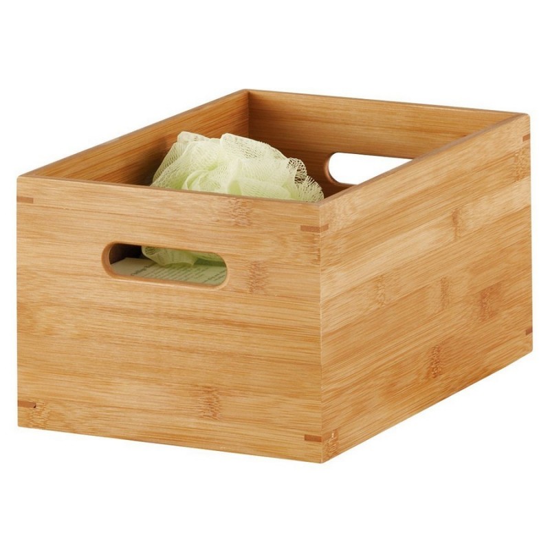 Bambou Boîte de rangement 23x15x7 Dekobox Ordnungsbox bois deco box caisse Dekokorb