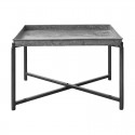 house doctor cool table basse carree style industriel metal acier brut Pr0302