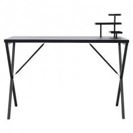 Klarer Design-Bürotisch aus schwarzem Metall von House Doctor Desk