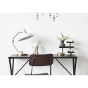 Table de bureau design épuré métal noir House Doctor Desk