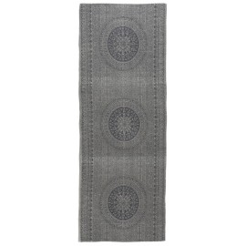 Tapis de couloir long gris motif rosace IB Laursen Rosette