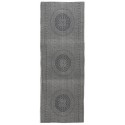 Tapis long gris motif rosace IB Laursen Rosette 180 x 80 cm