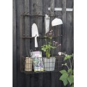 etagere murale cuisine porte verres metal vintage shabby chic ib laursen 7296-25