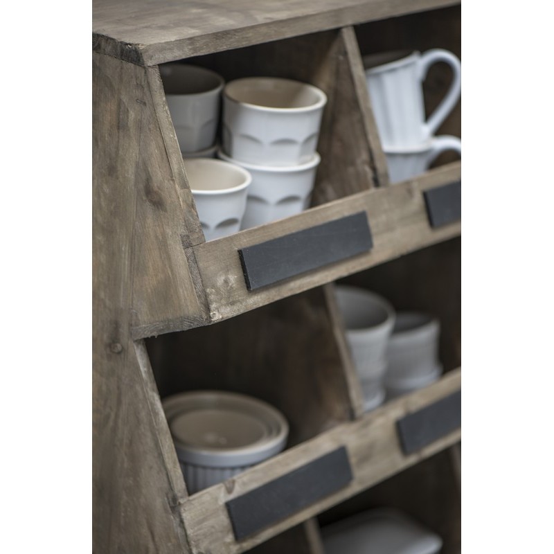 ib laursen petit caisson de 3 tiroirs rangement bois recycle vintage -  Kdesign