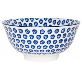 Coupelle en porcelaine petites fleurs bleues IB Laursen Liva Blue