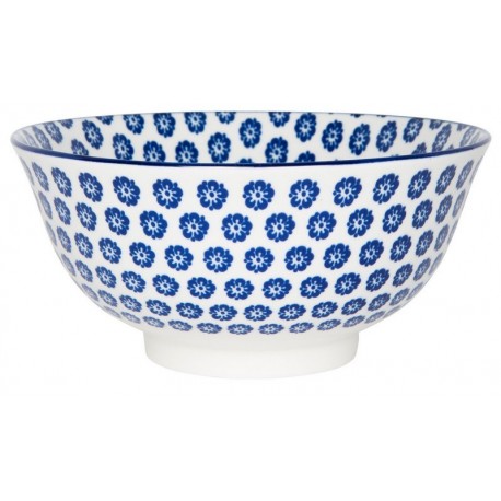 Coupelle en porcelaine petites fleurs bleues IB Laursen Liva Blue