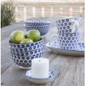 Coupelle en porcelaine petites fleurs bleues IB Laursen Liva Blue