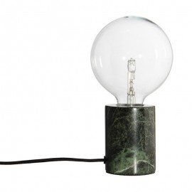 Lampe à poser douille marbre vert Frandsen Bristol