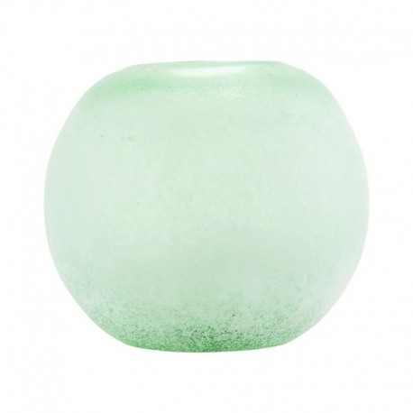 vase boule house doctor rd vert en verre effet poli givre