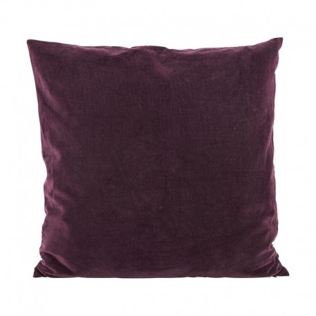 Housse coussin velours aubergine House Doctor Velv 50 x 50 cm