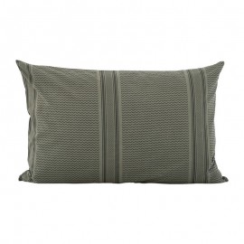 coussin house doctor partisan vert kaki Ab1539 40 x 60 cm