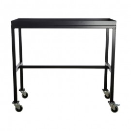 Desserte à roulettes métal noir industriel House Doctor Rolling Table