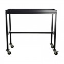 house doctor rolling table desserte a roulettes metal noir Ha1000