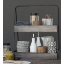 etagere a poser sur plan de travail metal vintage ib laursen 3153-25