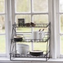 etagere a poser rangement cuisine metal grillage deco campagne chic ib laursen 7221-25