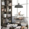 etagere a poser rangement cuisine metal grillage deco campagne chic ib laursen 7221-25