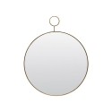 Miroir rond mural rond laiton House Doctor The Loop D 38 cm