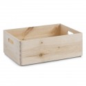 boite de rangement en bois avec compartiments zeller 13321