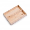 boite de rangement en bois avec compartiments zeller 13321