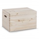 boite de rangement bois avec couvercle et compartiments zeller 13327