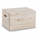 Boîte de rangement bois avec couvercle et compartiments Zeller 40 x 30 x 24 cm