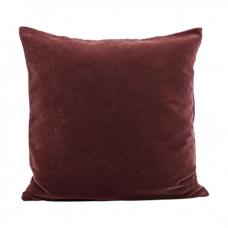 housse de coussin velours rouge rouge henne brule house doctor velv 50 x 50 cm