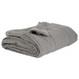 couverture couvre lit grise ib laursen 130 x 180 cm