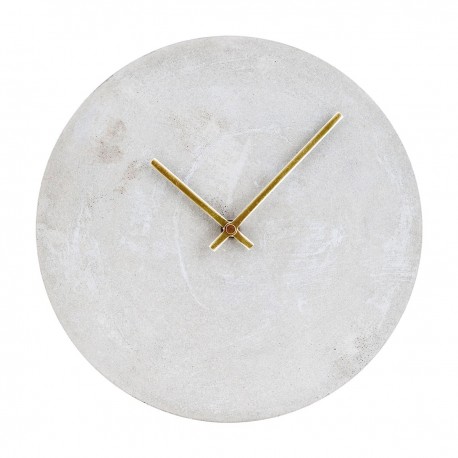 horloge murale ronde beton gris house doctor Cs0822 