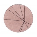 Tapis rond Lorena Canals Trace vintage nude 160 cm
