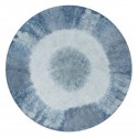 Tapis rond lavable Lorena Canals Tie-Dye bleu vintage 160 cm