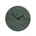 Horloge murale ronde marbre vert Hübsch