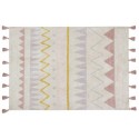 Tapis lavable Lorena Canals Azteca rose pâle 140 x 200 cm
