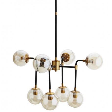 Lampe suspension Madam Stoltz laiton