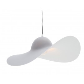 Hutlampe Eno Studio hellgraue Pendelleuchte 63 cm