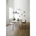 Suspension chapeau Hat Lamp Eno Studio gris clair