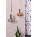 Suspension design Gambi Eno Studio cuivre verre clair