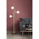 Lampadaire globe blanc design doré Hubsch sur CDC Design