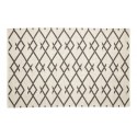 Tapis scandinave coton gris naturel Hubsch 120 x 180 cm