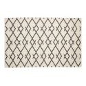 Tapis scandinave coton gris naturel Hübsch 120 x 180 cm