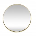 Miroir mural rond laiton Hubsch 40 cm