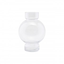 Vase verre transparent design House Doctor Bubble