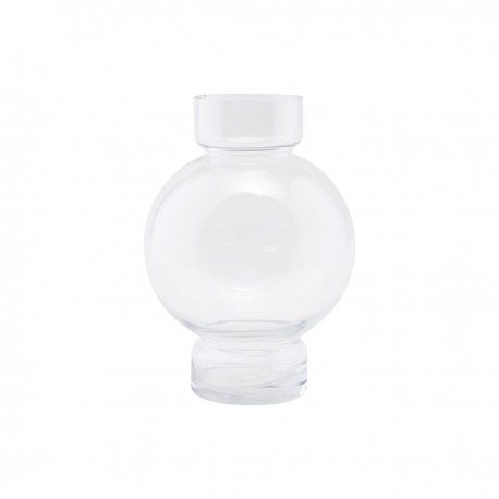 Vase verre transparent design House Doctor Bubble