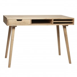 Hübsch Schreibtischtisch aus natürlichem Eichenholz