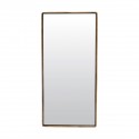 Grand miroir rectangulaire metal laiton antique house doctor reflection