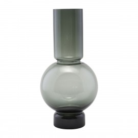 Vase haut verre gris House Doctor Bubble H 35 cm