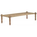 Banc indien charpoy daybed meridienne bois et corde tressee ib laursen