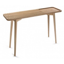 Table d’entrée console épurée en bois Versa Argos